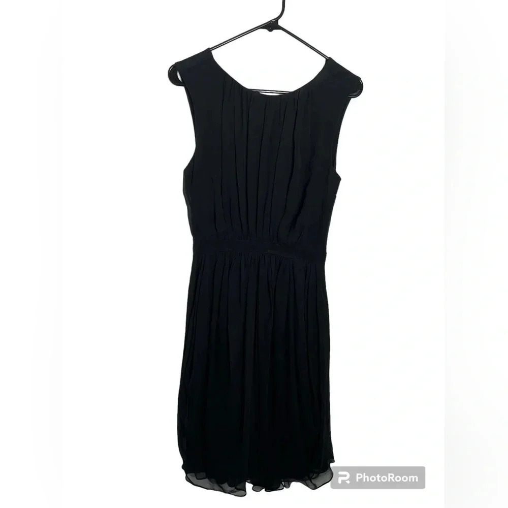Tibi New York Sleek Backless black dress- women’s size 6